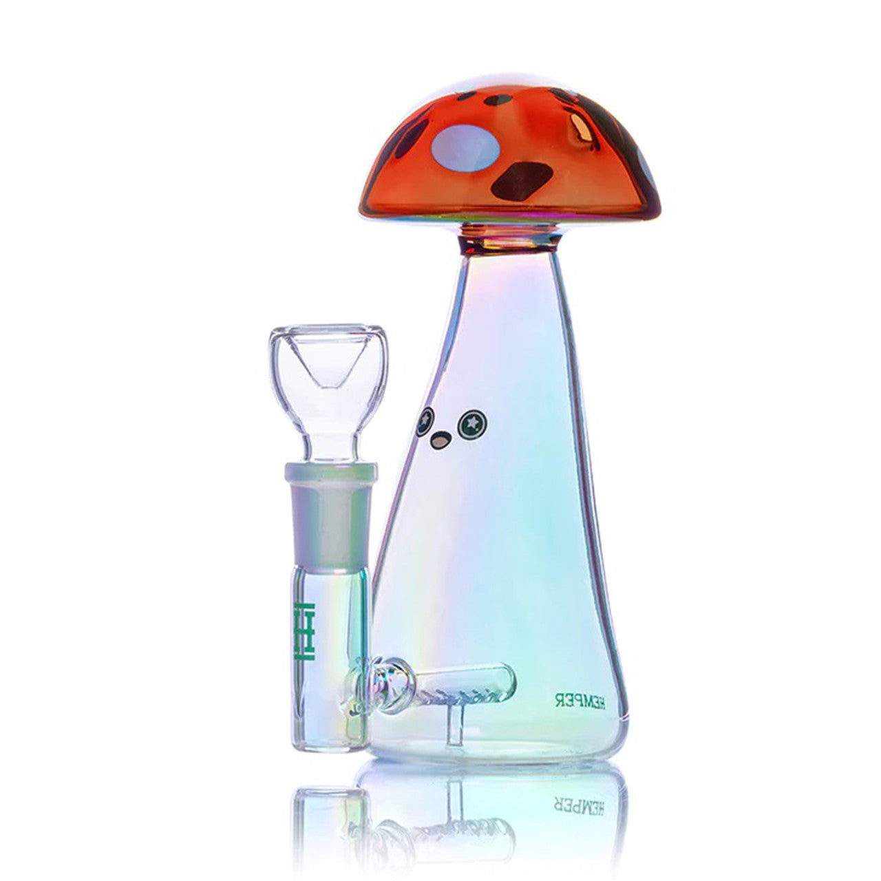 Hemper - Trippy Shroom Water Pipe Box Set - with 14M Bowl - SWED Hemper - Trippy Shroom Water Pipe Box Set - with 14M Bowl - SWED